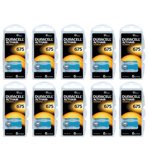Duracell Hoorapparaat batterij DA675 blauw (60 stuks), Diversen, Verpleegmiddelen, Nieuw, Ophalen of Verzenden