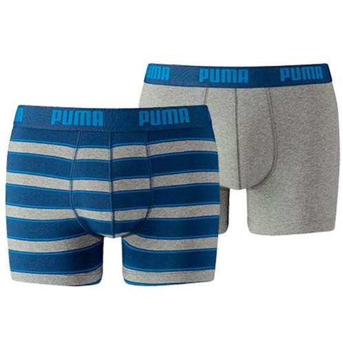 Puma Boxershort 2Pack RUGBY STRIPE Blue, Kleding | Heren, Ondergoed, Verzenden