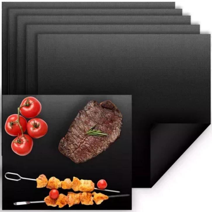 Ruhhy Grillmat Set van 5 - Perfect voor Barbecue en Bakken, Huis en Inrichting, Keuken | Keukenbenodigdheden, Nieuw, Ophalen of Verzenden