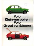 1976 VOLKSWAGEN POLO BROCHURE NEDERLANDS, Nieuw, Volkswagen, Author