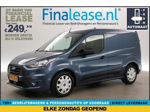 Ford Transit Connect 1.5 EcoBlue 120PK L1H1 AUT Cam €247pm, Auto's, Bestelauto's, Lease, Automaat, Diesel, Ford, Blauw, Verzenden