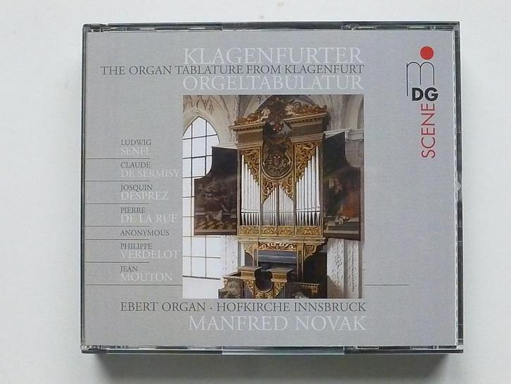Manfred Novak - The Organ Tablature from Klagenfurt (2 CD), Cd's en Dvd's, Cd's | Klassiek, Zo goed als nieuw, Verzenden