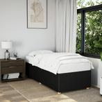 vidaXL Bedframe stof zwart Single, Huis en Inrichting, Slaapkamer | Bedden, Eenpersoons, Verzenden, Zwart, Nieuw