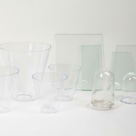 Lampenkappen, buitenlantaarns en buitenlampen, glas, kunstof, Doe-het-zelf en Verbouw, Glas en Ramen, Nieuw, Overige typen, Minder dan 80 cm