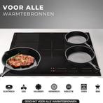 2dekans | Castex Gietijzeren Pan Tri-Set - Cast Iron Skillet, Witgoed en Apparatuur, Kookplaten, Ophalen of Verzenden, Gebruikt