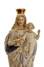 Beeld, Heilige Maria met kind - 35 cm - Biscuit porselein, Antiek en Kunst