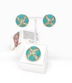 Heidi Daus - Swarovski-kristallen, emaille turkoois –, Antiek en Kunst