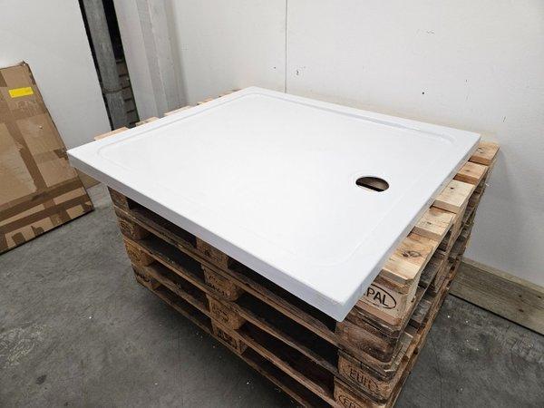 Veroni Rechthoekige Douchebak 100 x 90 x 4 cm Acryl Wit, Doe-het-zelf en Verbouw, Sanitair, Douche, Nieuw, Ophalen of Verzenden