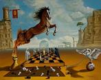 Nikolay Gorovoy (1953) - A strong knight move, Antiek en Kunst, Kunst | Schilderijen | Modern