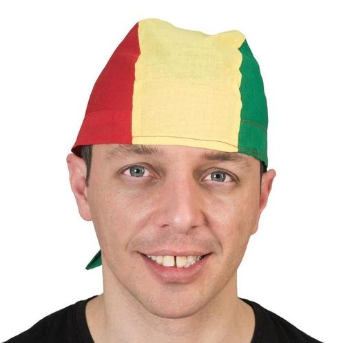 Bandana zadoek rastafari Jamaica - Carnaval thema, Hobby en Vrije tijd, Feestartikelen, Ophalen of Verzenden