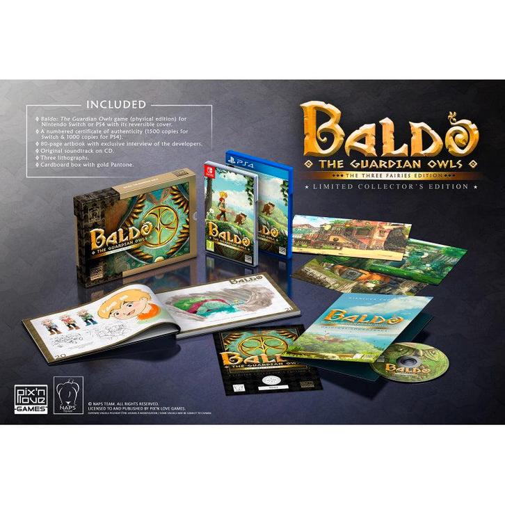 Baldo The guardian owls Collectors edition / Pix n Love..., Spelcomputers en Games, Games | Nintendo Switch, Nieuw, Verzenden