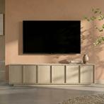 *WOONWINKEL* Beige Tv-meubel Japandi 160 Cm, Huis en Inrichting, Kasten | Televisiemeubels, Verzenden, Nieuw