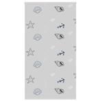 vidaXL Doucherolgordijn 130x240 cm stofbreedte 126 cm, Verzenden, Nieuw, Grijs