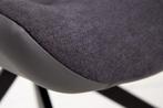 Design stoel DIVANI donkergrijs metalen frame zwart in, Huis en Inrichting, Stoelen, Nieuw, Ophalen of Verzenden