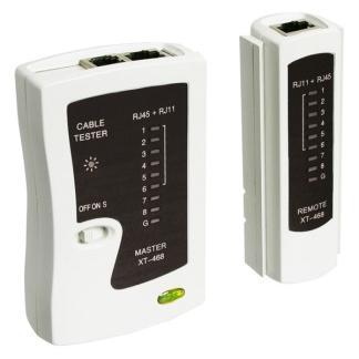 Kabeltester | Goobay (RJ45/RJ11/RJ12), Computers en Software, Pc- en Netwerkkabels, Nieuw, Verzenden