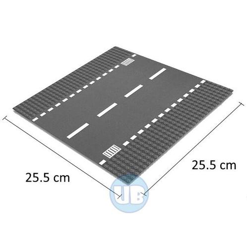 City rechte wegenplaat - 25,5 x 25,5 cm, Kinderen en Baby's, Speelgoed | Duplo en Lego, Nieuw, Verzenden