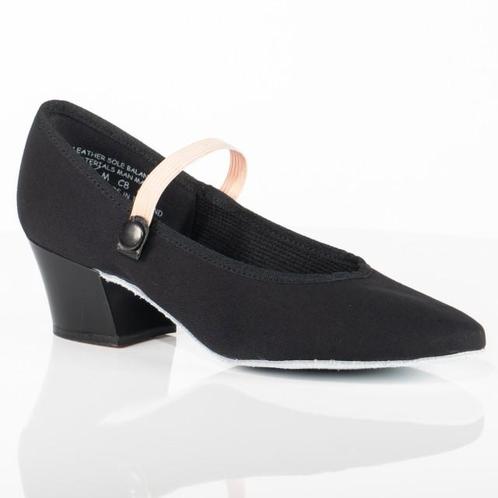 Academy Character Dansschoenen voor Dames N4561W zwart canva, Sport en Fitness, Ballet, Verzenden