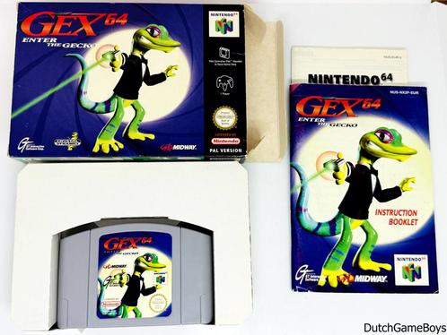 Nintendo 64 / N64 - Gex 64 - Enter The Gecko - EUR, Spelcomputers en Games, Games | Nintendo 64, Gebruikt, Verzenden