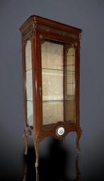 Vitrinekast - Brons, Hout, Marmer, Porselein, Jacquard - In
