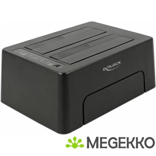 Delock 63957 USB Type-C 10 Gbps dockingstation voor 2 x SATA, Computers en Software, Harde schijven, Nieuw, Verzenden
