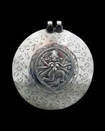 Extra grote zilveren hanger uit India die Kali, Antiek en Kunst