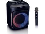 Lenco PA-101BK - Draadloze Party Speaker - 100W RMS met, Audio, Tv en Foto, Verzenden, Zo goed als nieuw