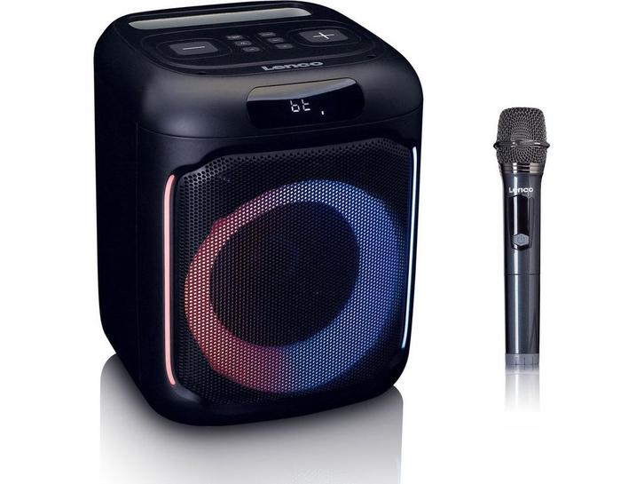 Lenco PA-101BK - Draadloze Party Speaker - 100W RMS met, Audio, Tv en Foto, Luidsprekers, Zo goed als nieuw, Verzenden