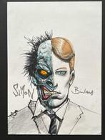 Simon Bisley - 1 Original drawing - Two Faces - Farbige, Boeken, Nieuw