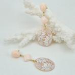 Koraal - Zilver, Verguld - Oorbellen - CORALLO ROSA