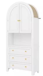 Gebogen Keukenkast met Lades – Open Vakken & Boerderijstijl, Huis en Inrichting, Keuken | Keukenelementen, Verzenden, Nieuw