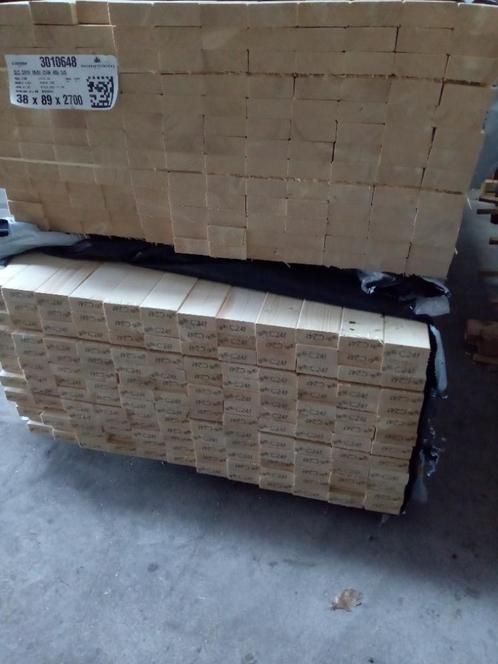 SLS 38x89 vuren aanbieding prijs per m1 : €1,94 incl btw, Doe-het-zelf en Verbouw, Hout en Planken, Nieuw, 25 tot 50 mm, Vuren