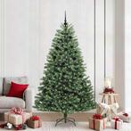 vidaXL Kunstmatige Inklapbare Kerstboom Groen 210 cm PVC en, Diversen, Kerst, Verzenden, Nieuw