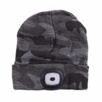 Benson LED Beanie Muts - Camouflage - Verstelbare Lichtst..., Ophalen of Verzenden, Nieuw