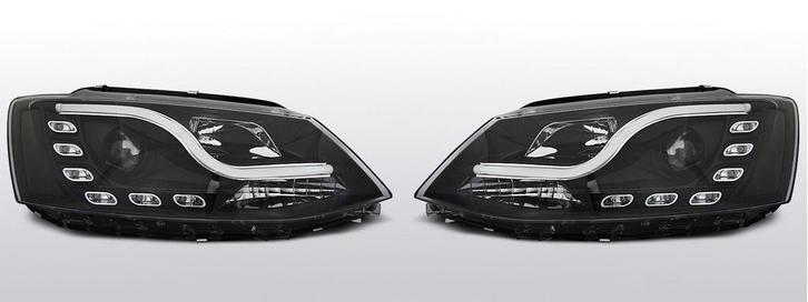 Koplampen Tube Light Real DRL | Volkswagen Jetta VI 2011- |, Auto-onderdelen, Verlichting, Nieuw, Volkswagen, Verzenden