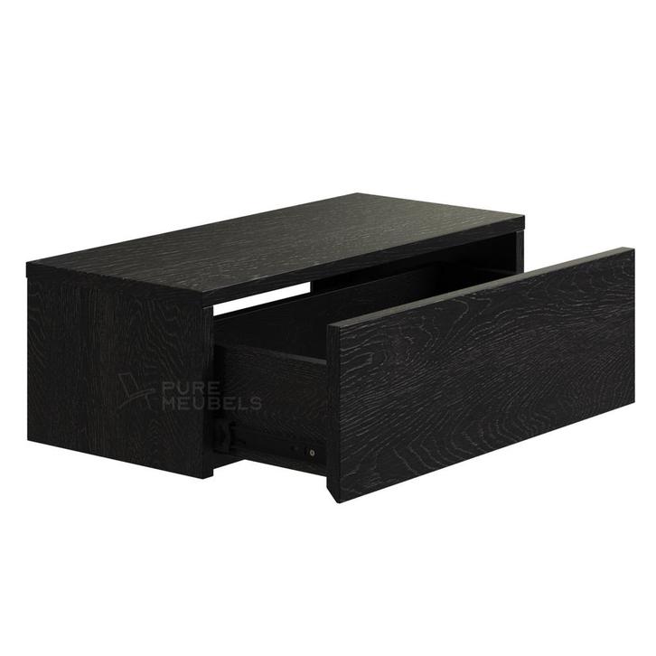 Gangkast zwevend zwart 60x26x20 cm, Huis en Inrichting, Kasten | Wandmeubels, Ophalen of Verzenden