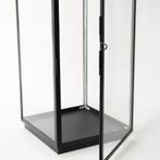 Set van 2 Michigan Windlicht Zwart Large Tuinaccessoires, Verzenden, Nieuw, Modern