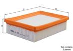 Luchtfilter SEAT CORDOBA  1.4 i, Nieuw, Verzenden