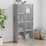 vidaXL buffetkast met deuren 68x37x142 cm bewerkt hout, Huis en Inrichting, Kasten | Buffetkasten, Minder dan 50 cm, Verzenden