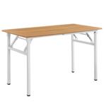Eettafel bureau 120x60x75 - 76,4 cm opvouwbaar verstelbaar b, Huis en Inrichting, Bureaus, Verzenden, Nieuw