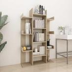 vidaXL Boekenkast 86x25,5x140 cm bewerkt hout sonoma, Huis en Inrichting, Kasten | Boekenkasten, Verzenden, 100 tot 150 cm, Nieuw