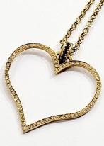 Ketting met hanger - 18 karaat Geel goud - 1.38ct. tw.
