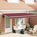 vidaXL Inklapbaar Zonnescherm Bordeauxrood 350 x 200 cm, Tuin en Terras, Zonneschermen, Verzenden, Nieuw