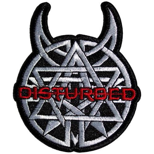 Disturbed - Logo - Patch, Verzamelen, Muziek, Artiesten en Beroemdheden, Kleding, Nieuw, Ophalen of Verzenden