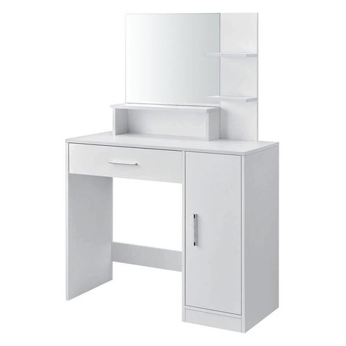 Moderne Make-up Kaptafel met Grote Spiegel en Opbergruimt..., Huis en Inrichting, Tafels | Kaptafels, Nieuw, Ophalen of Verzenden