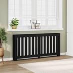vidaXL Radiatorombouw 175x20x82 cm bewerkt hout zwart, Doe-het-zelf en Verbouw, Verwarming en Radiatoren, Verzenden, Nieuw