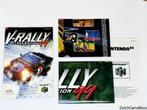 Nintendo 64 / N64 - V-Rally - 99 Edition + Poster - EUR, Verzenden, Gebruikt