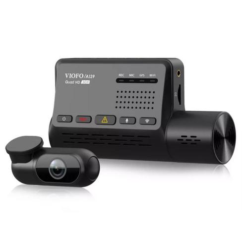 Viofo A139 2CH | QuadHD | Wifi | GPS dashcam, Auto diversen, Dashcams, Nieuw, Verzenden