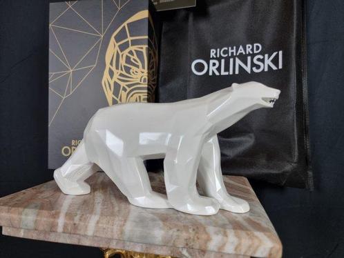 Richard Orlinski (1966) - sculptuur, Polar Bear + Gift Box -, Antiek en Kunst, Antiek | Overige Antiek