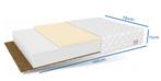 Koudschuim Matras Kind | 70x140 | Kokos | Laatste Stuks!, Overige materialen, Verstelbaar, Nieuw, Ophalen of Verzenden