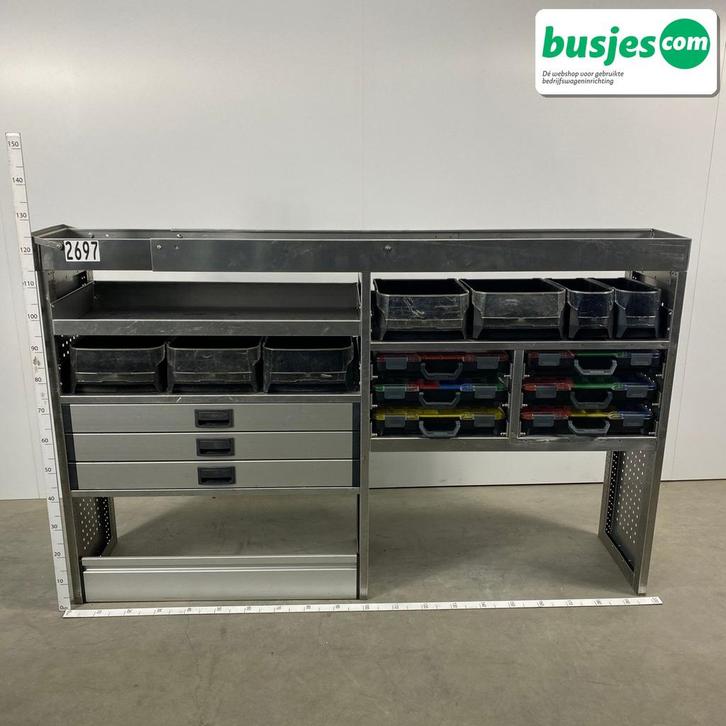 Aluca bedrijfswageninrichting 2020x420x1050mm (2697), Auto diversen, Overige Auto diversen, Ophalen of Verzenden